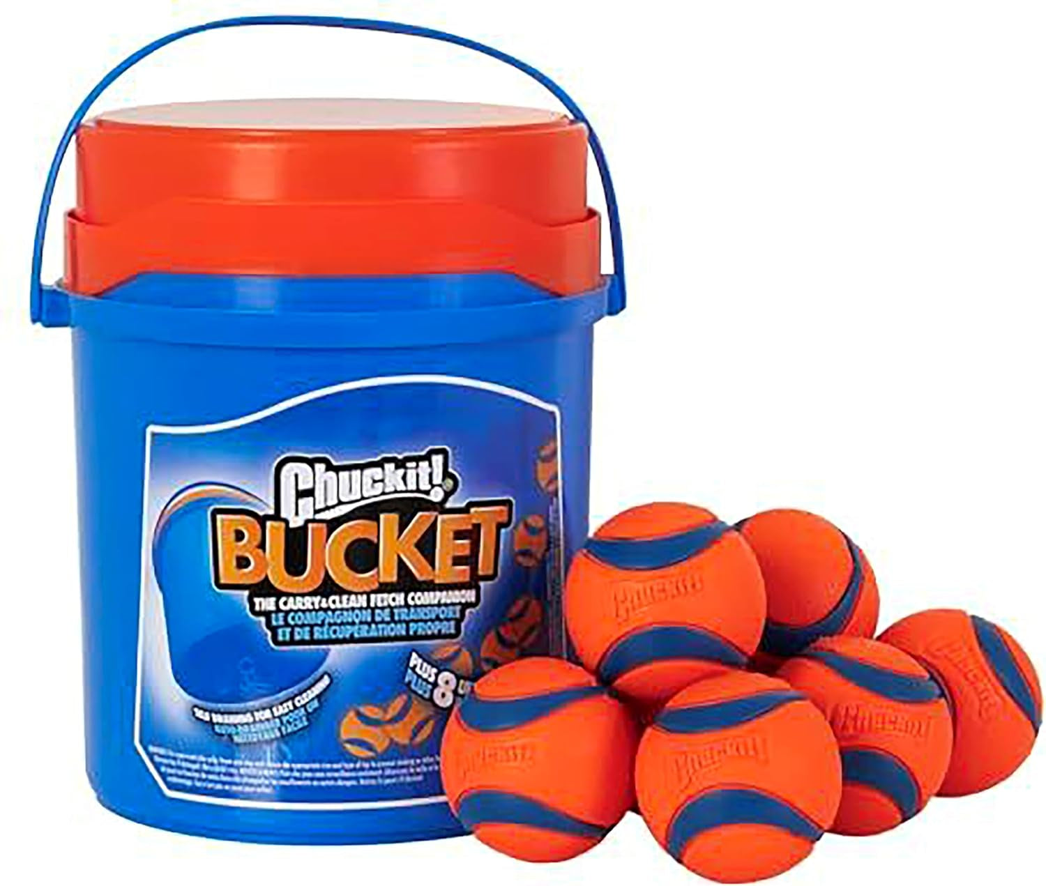 Ultra Ball, Durable High Bounce Rubber Dog Ball, Launcher Compatible, 2 Pack, Medium