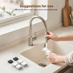 Stainless Steel Cat Water Fountain 12 Filters: Cat Fountain Filter - Pet Water Dispenser Filter - Pet Water Fountain Filter - 6 Carbon Filters + 6 Foam Filters - Multiple Filtration