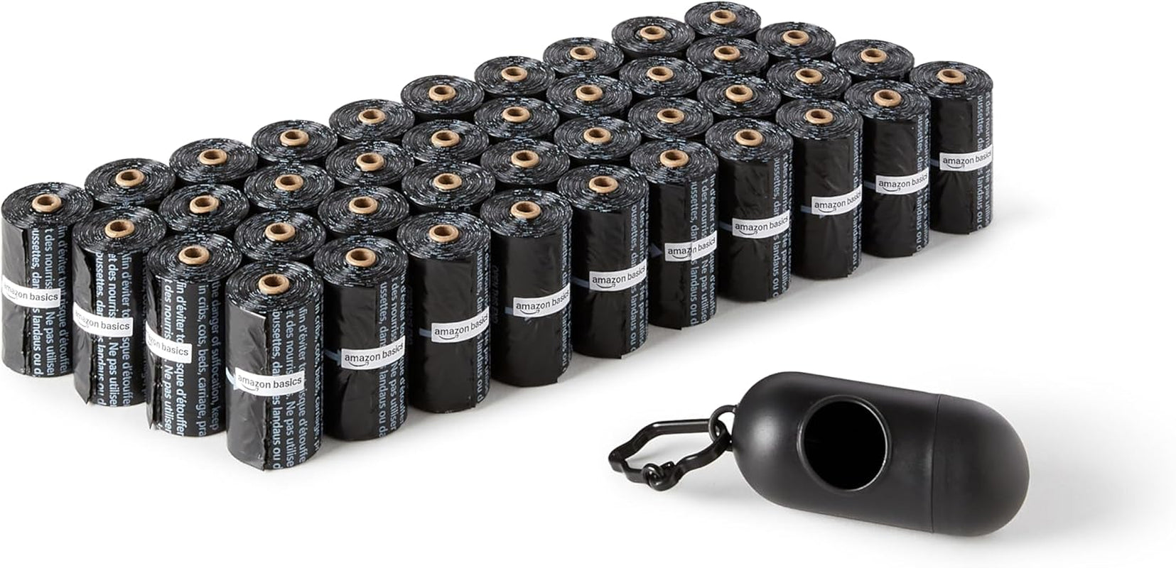 Eco-Friendly Dog Poop Bags with Dispenser & Leash Clip - 300 Unscented Bags (20 Packs of 15)