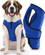 XXL Dog Cooling Vest - Easy On/Off Cooling Coat with Double Velcro & Zip Neck, Lightweight & Portable Cooling Jacket for Dogs, Perfect for Dog Owners, Walkers, Sitters & Pet Carers