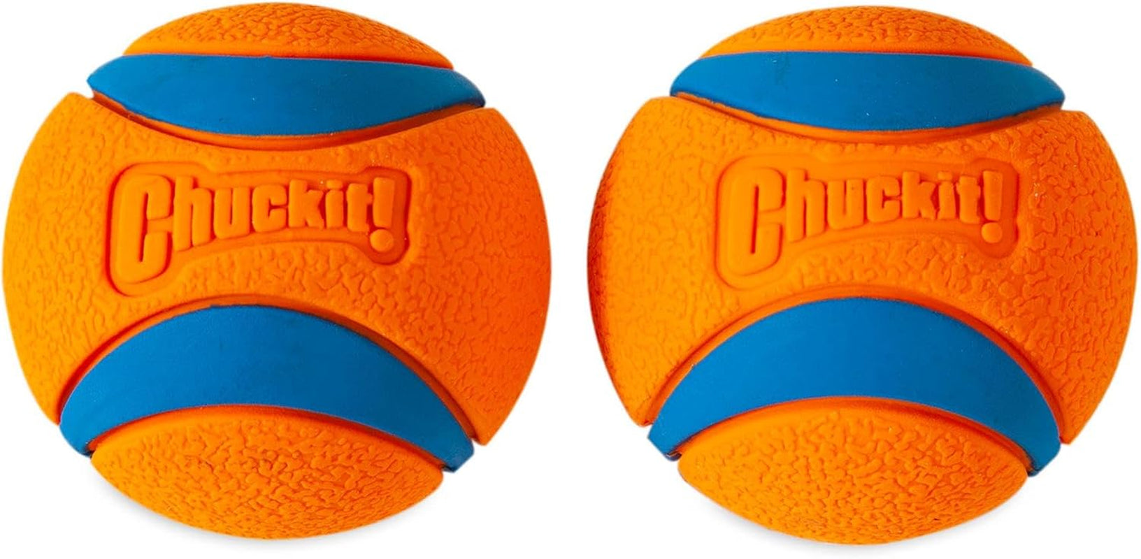 Ultra Ball, Durable High Bounce Rubber Dog Ball, Launcher Compatible, 2 Pack, Medium
