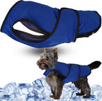 XXL Dog Cooling Vest - Easy On/Off Cooling Coat with Double Velcro & Zip Neck, Lightweight & Portable Cooling Jacket for Dogs, Perfect for Dog Owners, Walkers, Sitters & Pet Carers