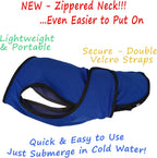 XXL Dog Cooling Vest - Easy On/Off Cooling Coat with Double Velcro & Zip Neck, Lightweight & Portable Cooling Jacket for Dogs, Perfect for Dog Owners, Walkers, Sitters & Pet Carers