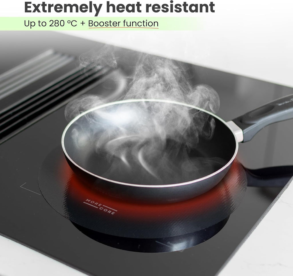 Induction Hob Protector Mat Set – Protects Glass Cooktop from Scratches & Spills – Easy to Clean Hob Cover for Induction Cookers (Set of 5)