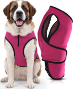 XXL Dog Cooling Vest - Easy On/Off Cooling Coat with Double Velcro & Zip Neck, Lightweight & Portable Cooling Jacket for Dogs, Perfect for Dog Owners, Walkers, Sitters & Pet Carers