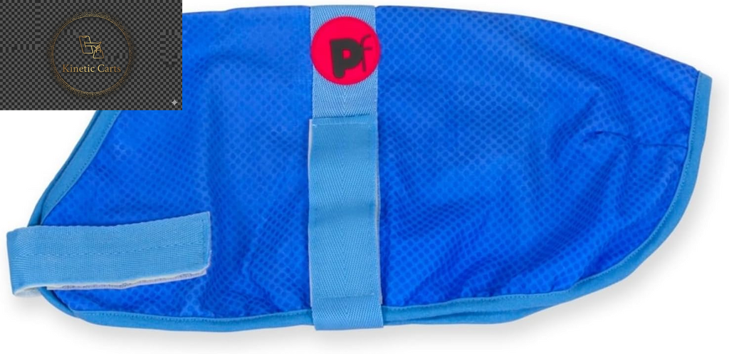 Petface Cooling Summer Dog Coat, 40 Cm, Blue