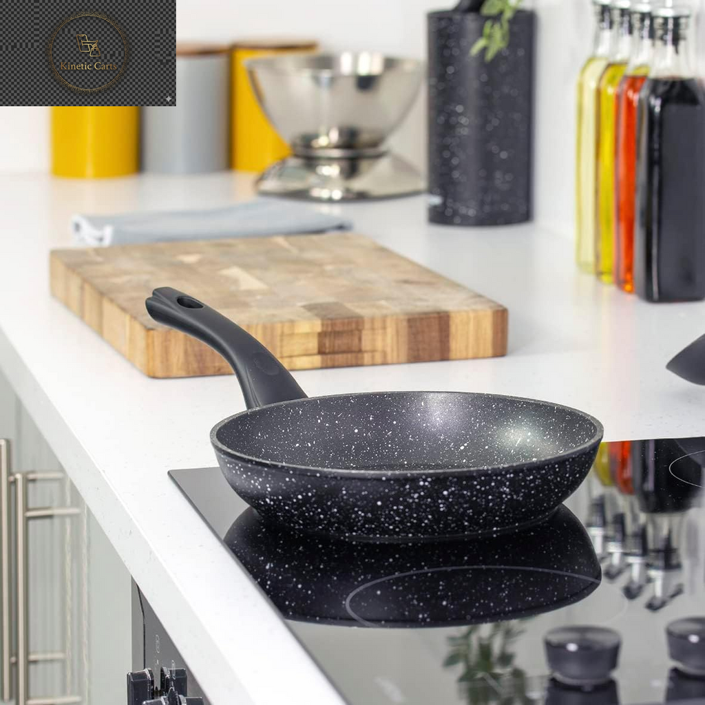 67080 Classic 28Cm Frying Pan/Non-Stick Coating/Cool Touch Handle/Suitable for Induction, Electric and Gas Hobs/Black Colour