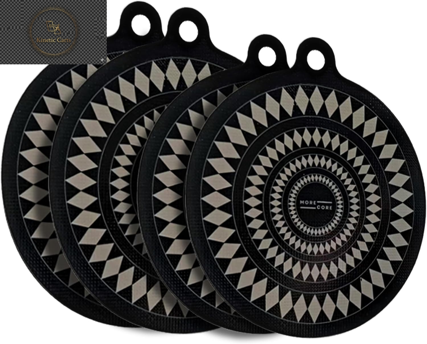 Induction Hob Protector Mat Set – Protects Glass Cooktop from Scratches & Spills – Easy to Clean Hob Cover for Induction Cookers (Set of 5)