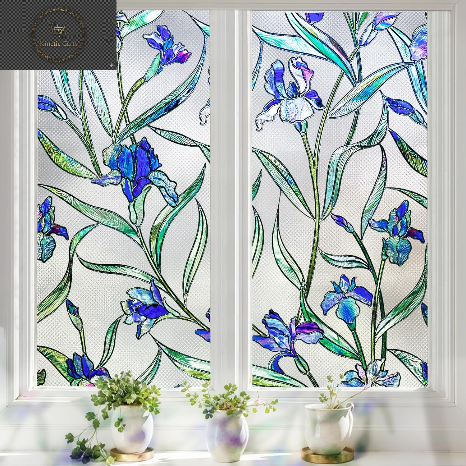 Reflective One Way Window Film Privacy: Mirror Heat Control Sun Blocker Window Tint Film, UV Protection anti Glare, No Glue Clear Daytime Privacy for Home Office (Silver, 44.5 * 200Cm)