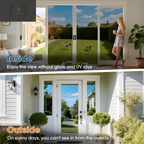 Reflective One Way Window Film Privacy: Mirror Heat Control Sun Blocker Window Tint Film, UV Protection anti Glare, No Glue Clear Daytime Privacy for Home Office (Silver, 44.5 * 200Cm)