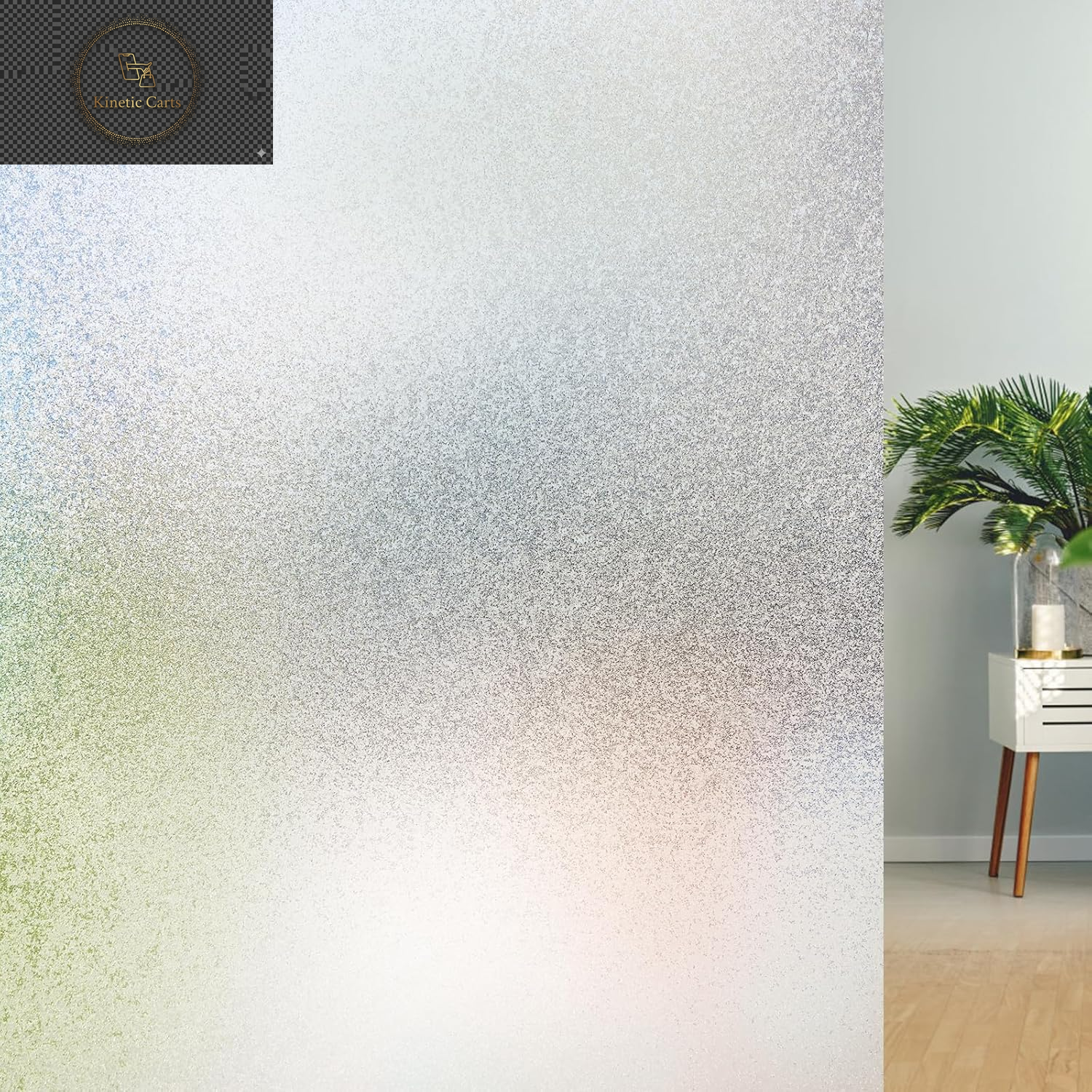 Reflective One Way Window Film Privacy: Mirror Heat Control Sun Blocker Window Tint Film, UV Protection anti Glare, No Glue Clear Daytime Privacy for Home Office (Silver, 44.5 * 200Cm)